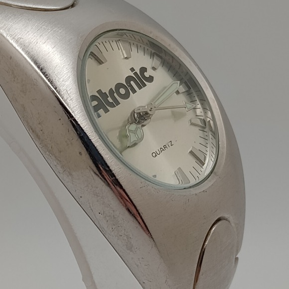 Atronic STAR Line 89320 Watch Graphic Dial Stainless Steel New Battery Rare - Picture 3 of 12